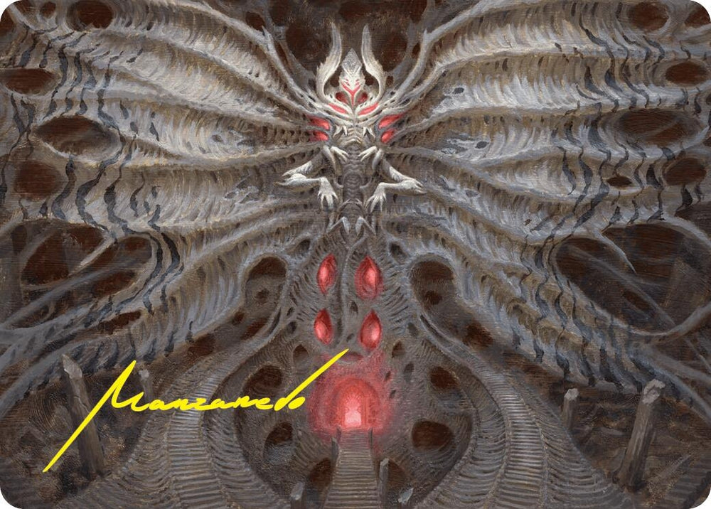 Image for Valgavoth, Terror Eater Art Card (Gold-Stamped Signature) (10) [Art Series: Duskmourn: House of Horror]