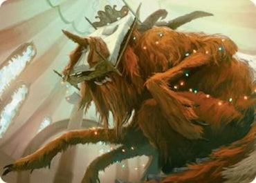 Bedhead Beastie Art Card (11) [Art Series: Duskmourn: House of Horror]