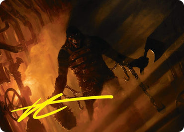 Image for Boilerbilges Ripper Art Card (Gold-Stamped Signature) (12) [Art Series: Duskmourn: House of Horror]
