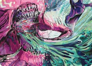 Image for Fear of Missing Out Art Card (34) [Art Series: Duskmourn: House of Horror]