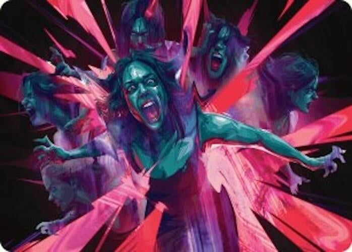 Image for Waltz of Rage Art Card (35) [Art Series: Duskmourn: House of Horror]