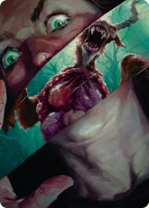 Image for Hauntwoods Shrieker Art Card (40) [Art Series: Duskmourn: House of Horror]