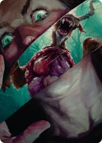 Image for Hauntwoods Shrieker Art Card (40) [Art Series: Duskmourn: House of Horror]