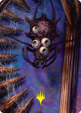 Image for Spider Art Card (Gold-Stamped Planeswalker Symbol) (54) [Art Series: Duskmourn: House of Horror]