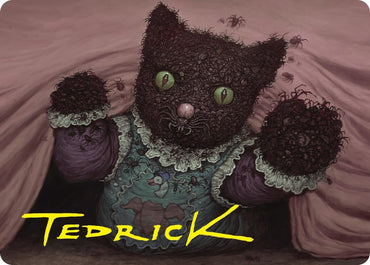 Image for Twitching Doll Art Card (Gold-Stamped Signature) (48) [Art Series: Duskmourn: House of Horror]