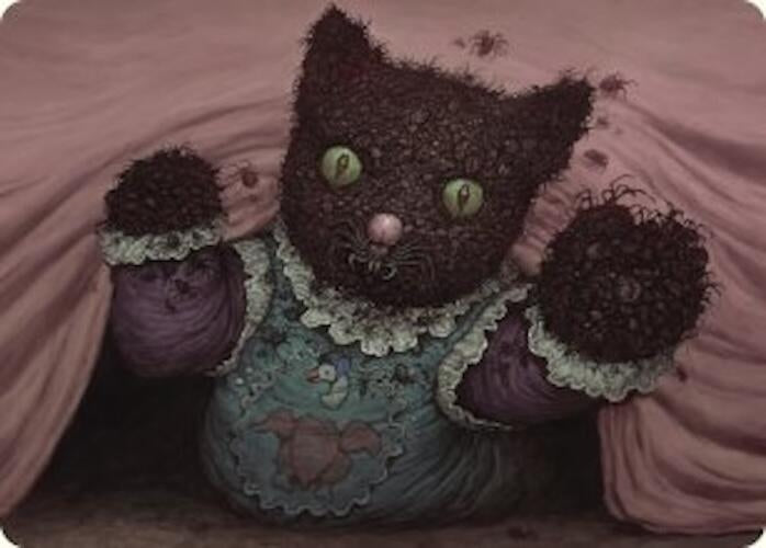 Image for Twitching Doll Art Card (48) [Art Series: Duskmourn: House of Horror]