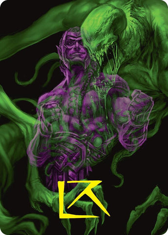 Image for Tyvar, the Pummeler Art Card (Gold-Stamped Signature) (41) [Art Series: Duskmourn: House of Horror]