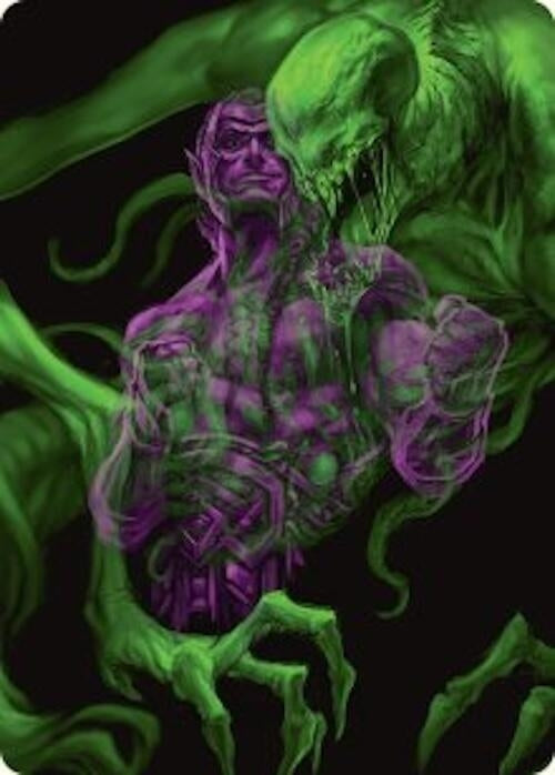Image for Tyvar, the Pummeler Art Card (41) [Art Series: Duskmourn: House of Horror]