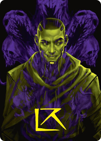 Image for Kaito, Bane of Nightmares Art Card (Gold-Stamped Signature) (42) [Art Series: Duskmourn: House of Horror]