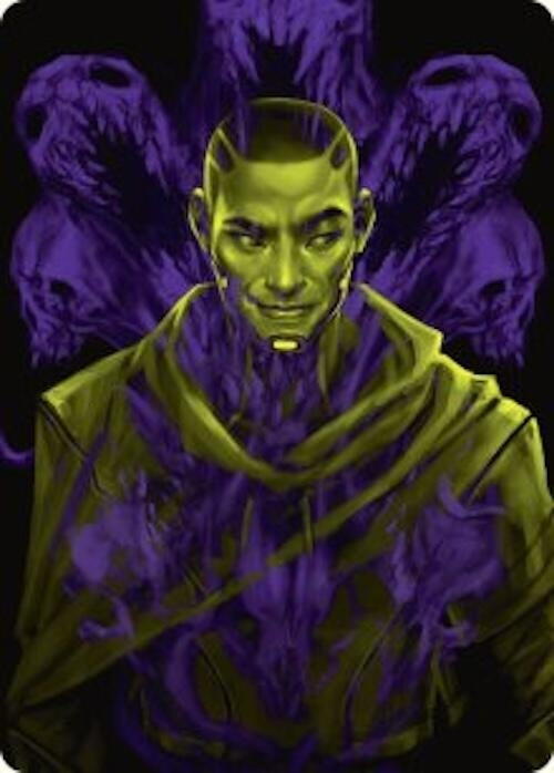 Image for Kaito, Bane of Nightmares Art Card (42) [Art Series: Duskmourn: House of Horror]
