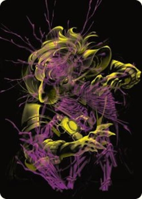 Image for Nashi, Searcher in the Dark Art Card (43/54) (43) [Art Series: Duskmourn: House of Horror]