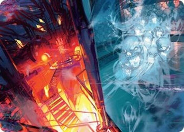 Image for Roaring Furnace // Steaming Sauna Art Card (37) [Art Series: Duskmourn: House of Horror]