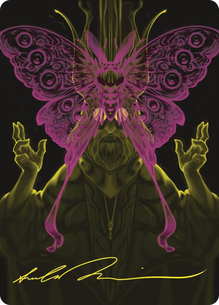 Image for Victor, Valgavoth's Seneschal Art Card (44/54) (Gold-Stamped Signature) (44) [Art Series: Duskmourn: House of Horror]