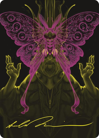 Image for Victor, Valgavoth's Seneschal Art Card (44/54) (Gold-Stamped Signature) (44) [Art Series: Duskmourn: House of Horror]