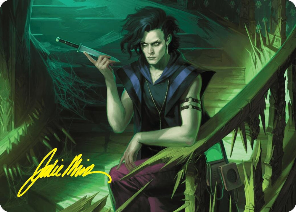 Image for Winter, Misanthropic Guide Art Card (Gold-Stamped Signature) (24) [Art Series: Duskmourn: House of Horror]