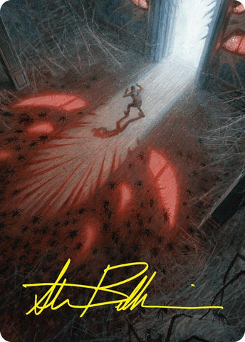 Image for Fear My Authority Art Card (Gold-Stamped Signature) (49) [Art Series: Duskmourn: House of Horror]