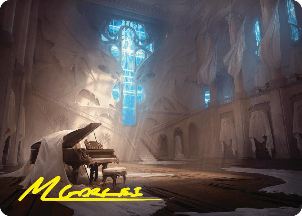 Image for Plains Art Card (Gold-Stamped Signature) (29) [Art Series: Duskmourn: House of Horror]