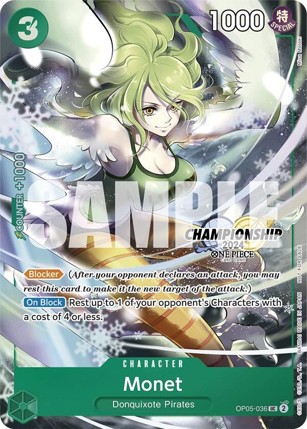 Monet (CS 2024 Event Pack Finalist) (OP05-036) (One Piece Promotion Cards)