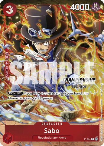 Image for Sabo (CS 2024 Event Pack Finalist) (P-044) (One Piece Promotion Cards) - One Piece Card Game