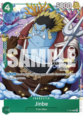 Jinbe (CS 2024 Event Pack Finalist) (P-063) (One Piece Promotion Cards)