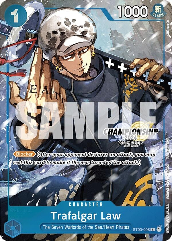 Image for Trafalgar Law - ST03-008 (CS 2024 Event Pack Finalist) (ST03-008) - One Piece Card Game