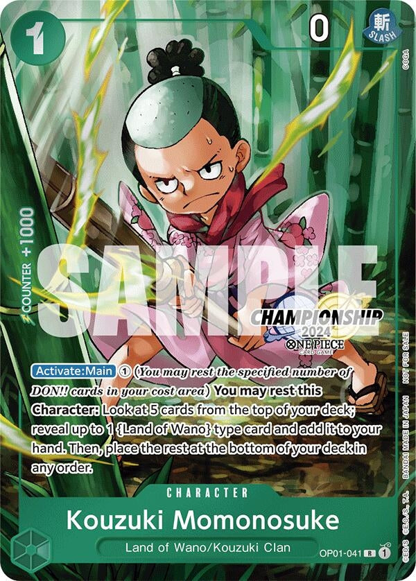 Kouzuki Momonosuke (CS 2024 Celebration Pack) (OP01-041) (One Piece Promotion Cards)