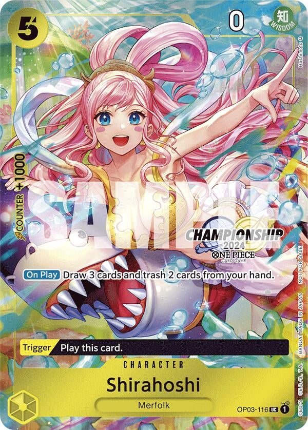 Image for Shirahoshi (CS 2024 Celebration Pack) (OP03-116) - One Piece Card Game
