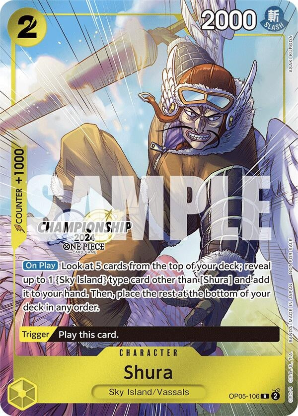 Image for Shura (CS 2024 Celebration Pack) (OP05-106) - One Piece Card Game
