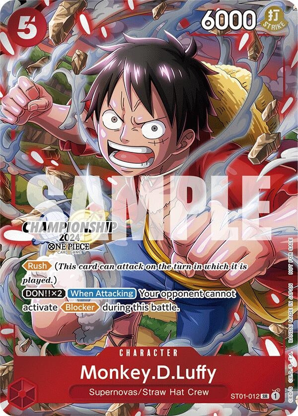 Monkey.D.Luffy (CS 2024 Celebration Pack) (ST01-012) (One Piece Promotion Cards)