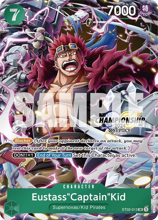 Eustass"Captain"Kid (CS 2024 Celebration Pack) (ST02-013) (One Piece Promotion Cards)