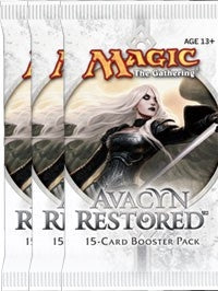 Avacyn Restored - 3x Booster Packs (draft set) [Avacyn Restored]