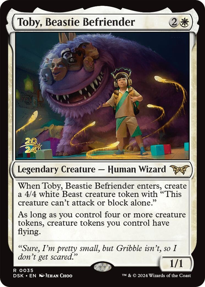 Image for Toby, Beastie Befriender (35) [Prerelease Cards]