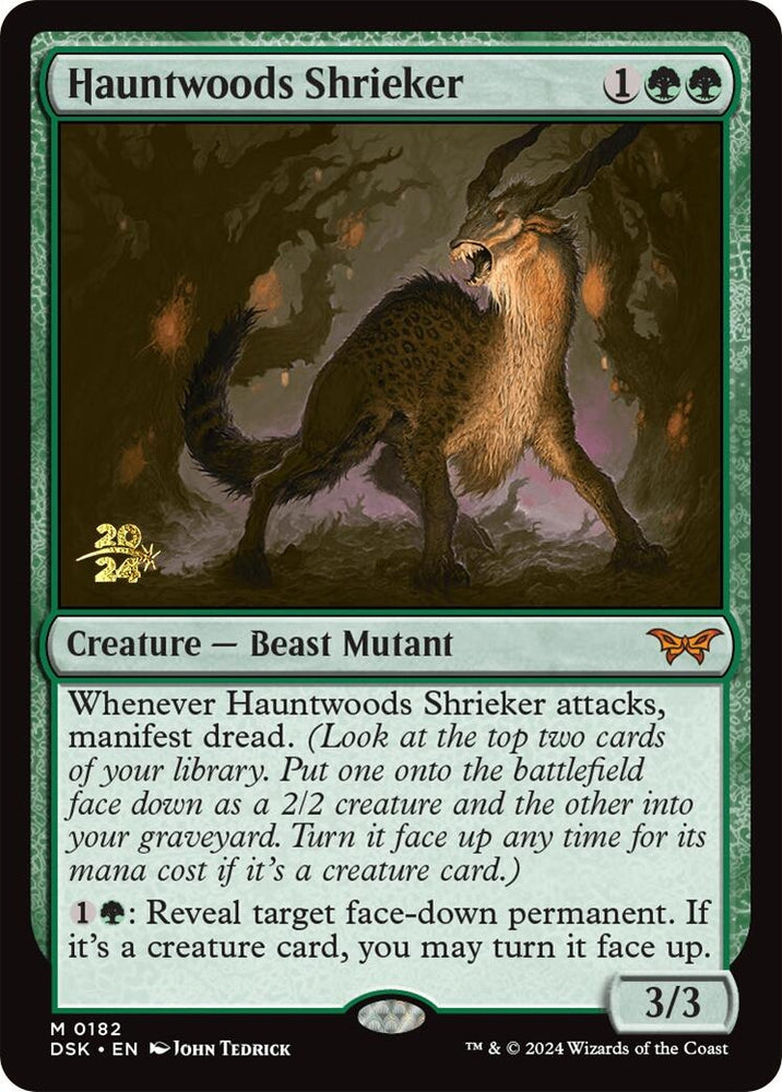 Image for Hauntwoods Shrieker (182) [Prerelease Cards]