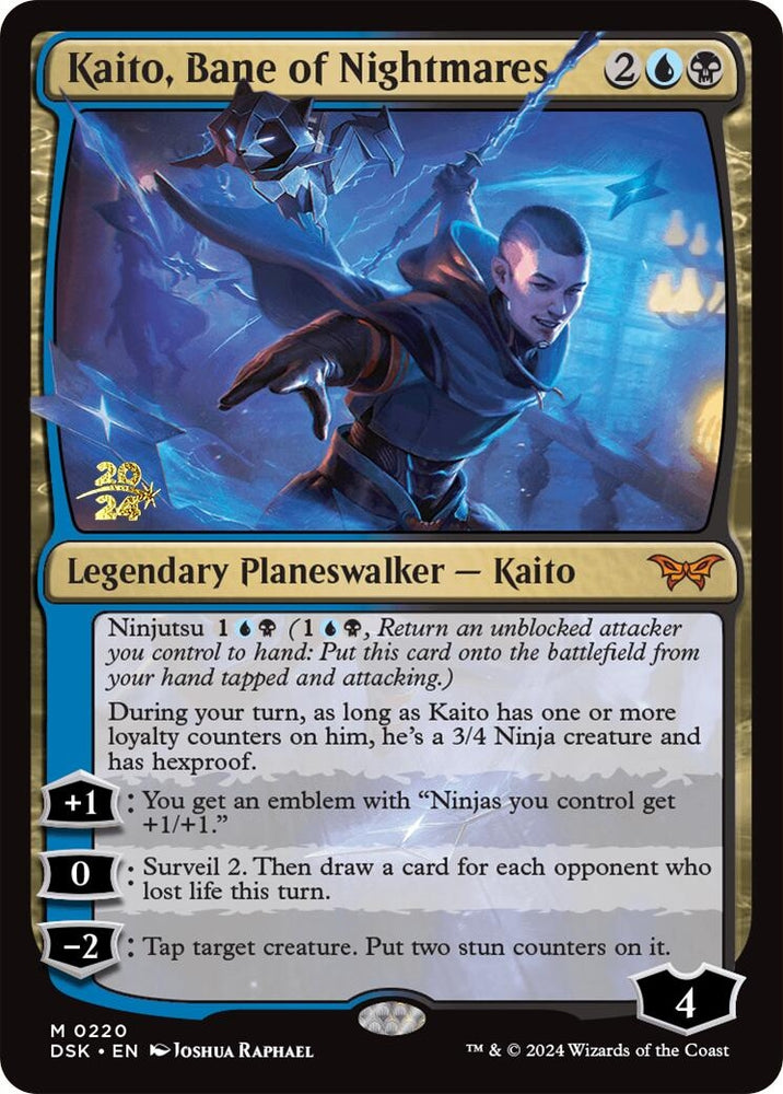 Image for Kaito, Bane of Nightmares (220) [Prerelease Cards]