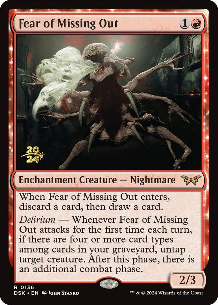 Image for Fear of Missing Out (136) [Prerelease Cards]