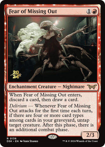 Image for Fear of Missing Out (136) [Prerelease Cards]