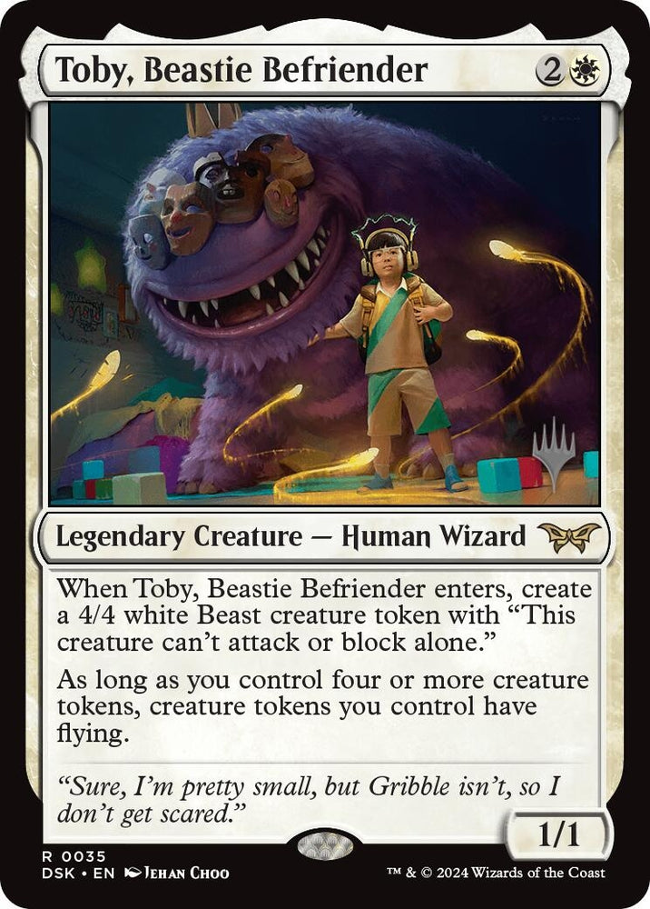 Image for Toby, Beastie Befriender (35) [Promo Pack: Duskmourn: House of Horror]