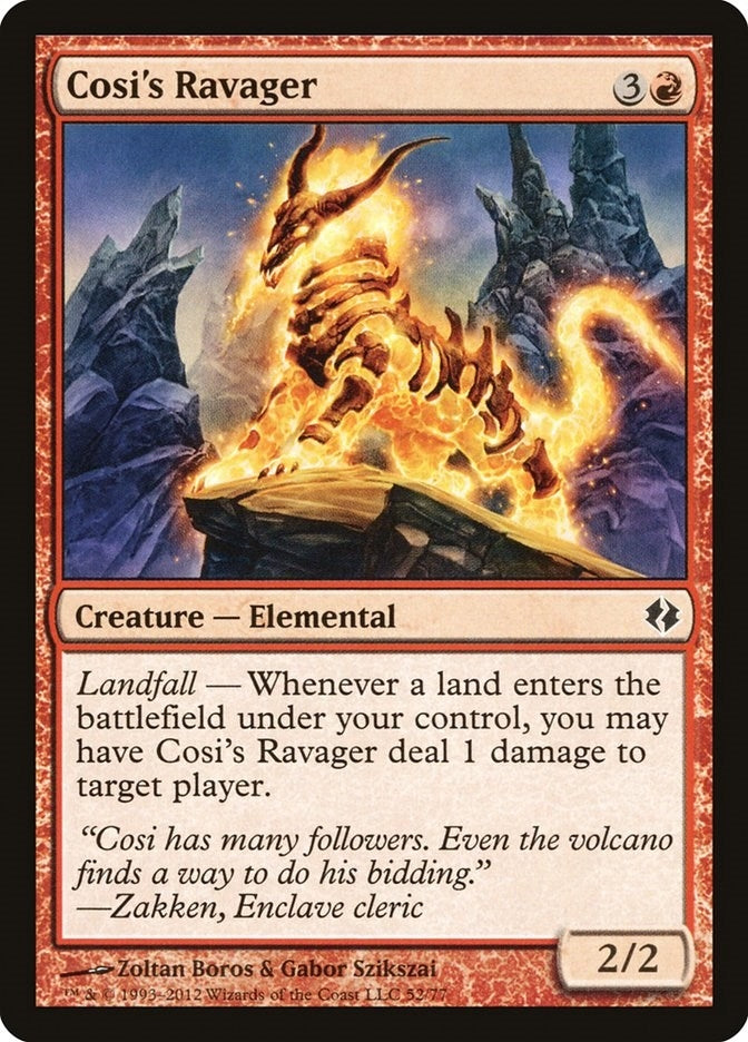Image for Cosi's Ravager (52) [Duel Decks: Venser vs. Koth]