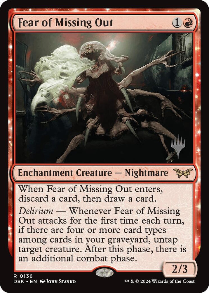 Image for Fear of Missing Out (136) [Promo Pack: Duskmourn: House of Horror]