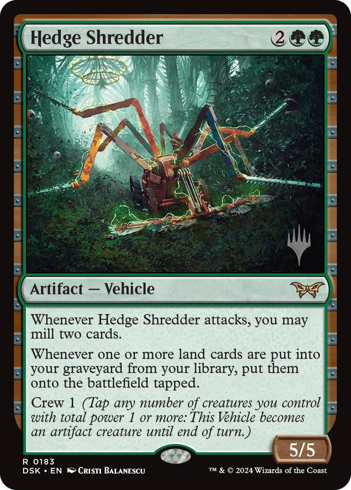 Image for Hedge Shredder (183) [Promo Pack: Duskmourn: House of Horror]