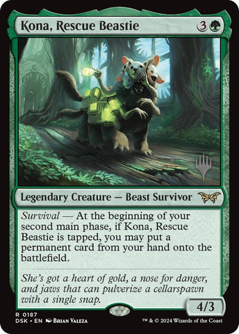 Image for Kona, Rescue Beastie (0187) (187) [Promo Pack: Duskmourn: House of Horror]