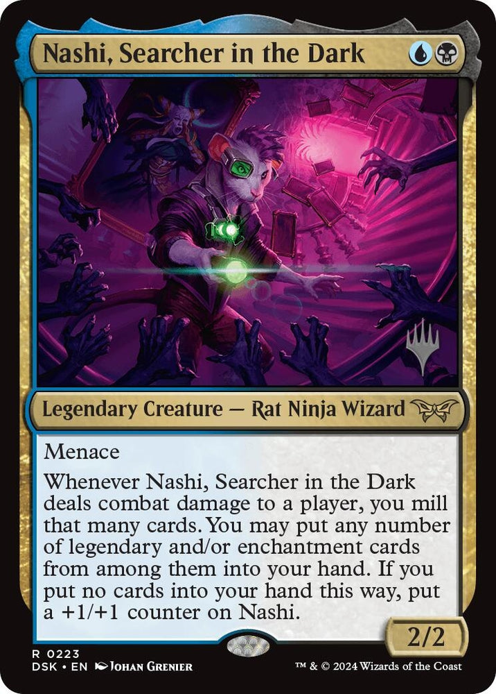 Image for Nashi, Searcher in the Dark (223) [Promo Pack: Duskmourn: House of Horror]