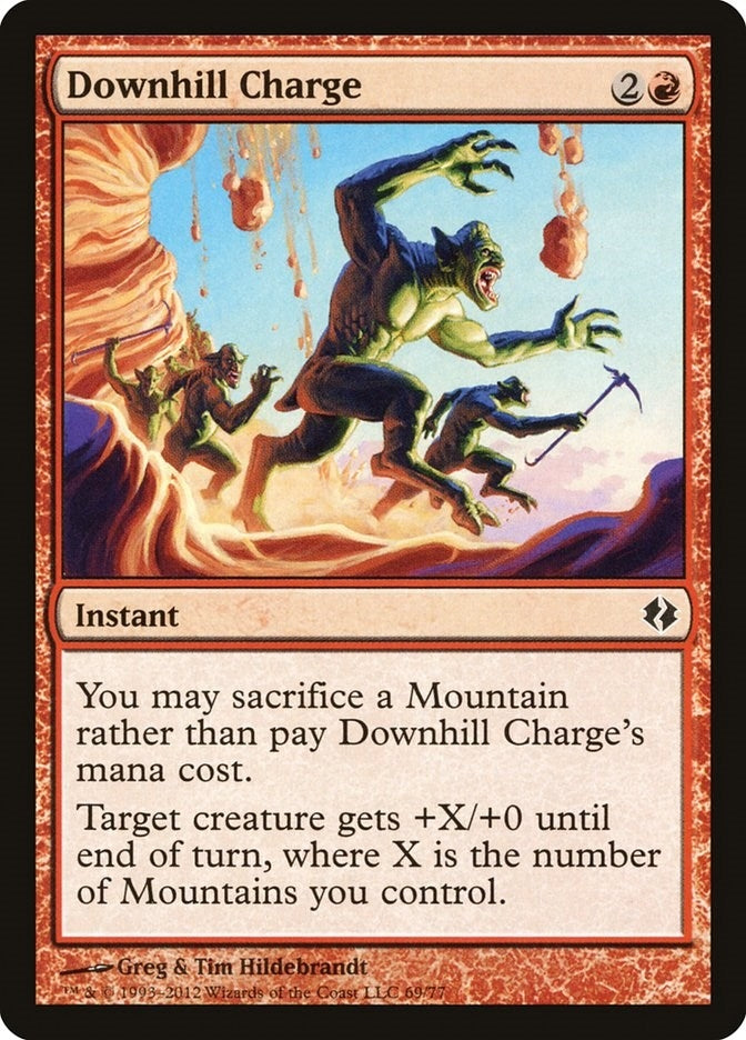 Image for Downhill Charge (69) [Duel Decks: Venser vs. Koth]