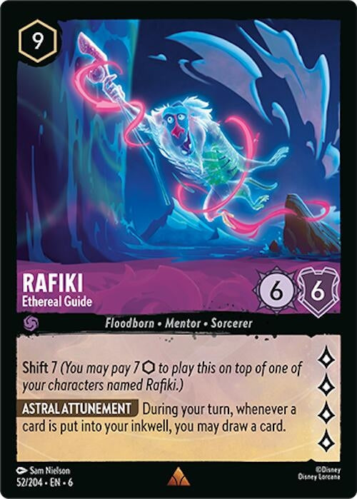 Image for Rafiki - Ethereal Guide (52/204) - Disney Lorcana