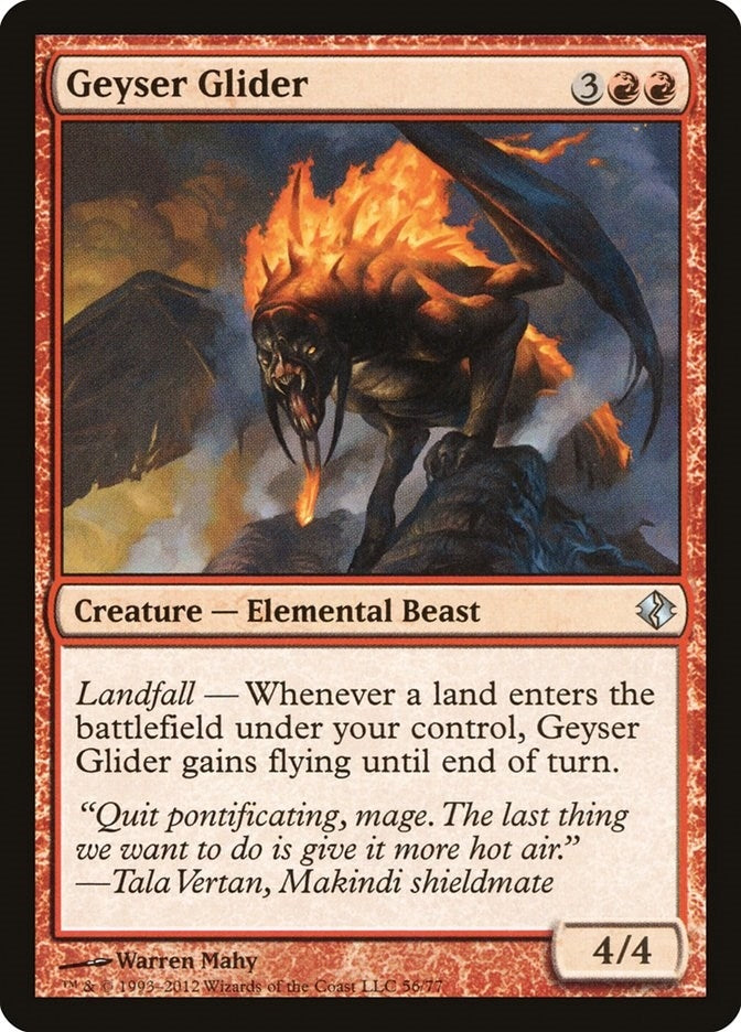 Image for Geyser Glider (56) [Duel Decks: Venser vs. Koth]
