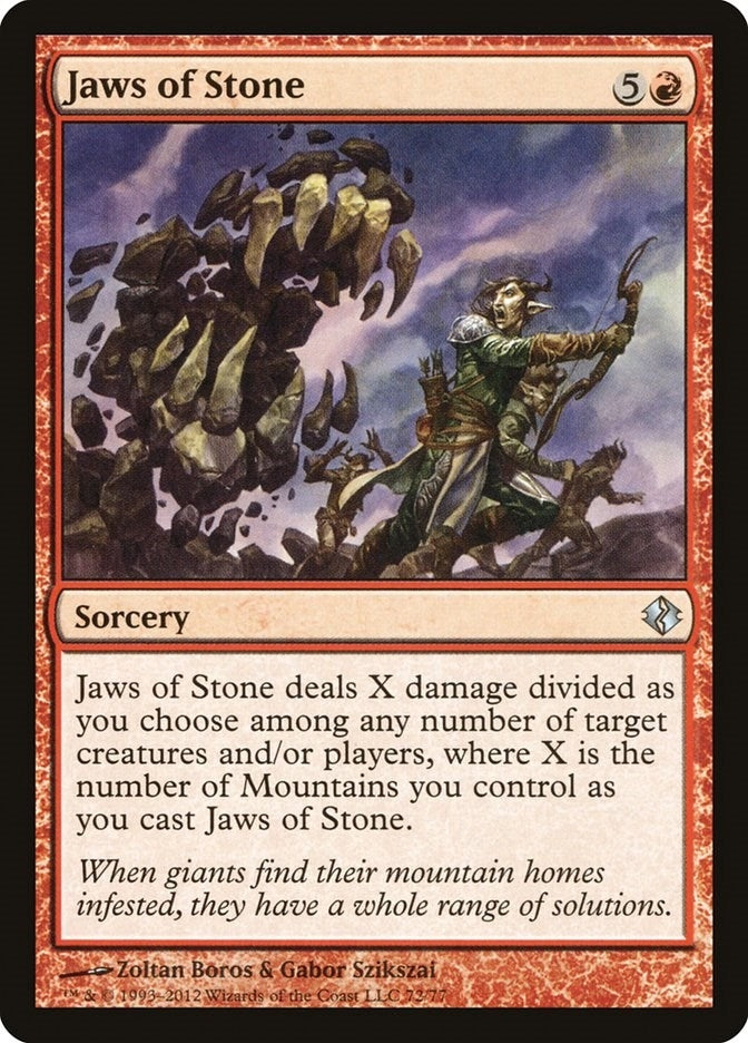 Image for Jaws of Stone (72) [Duel Decks: Venser vs. Koth]