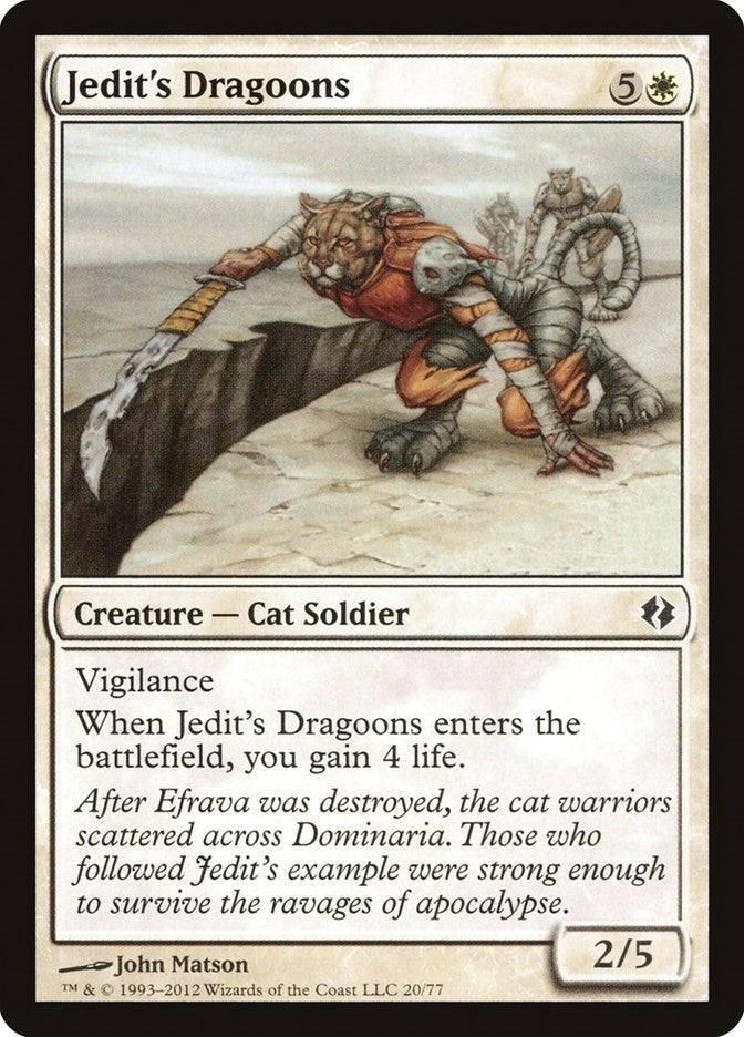 Image for Jedit's Dragoons (20) [Duel Decks: Venser vs. Koth]