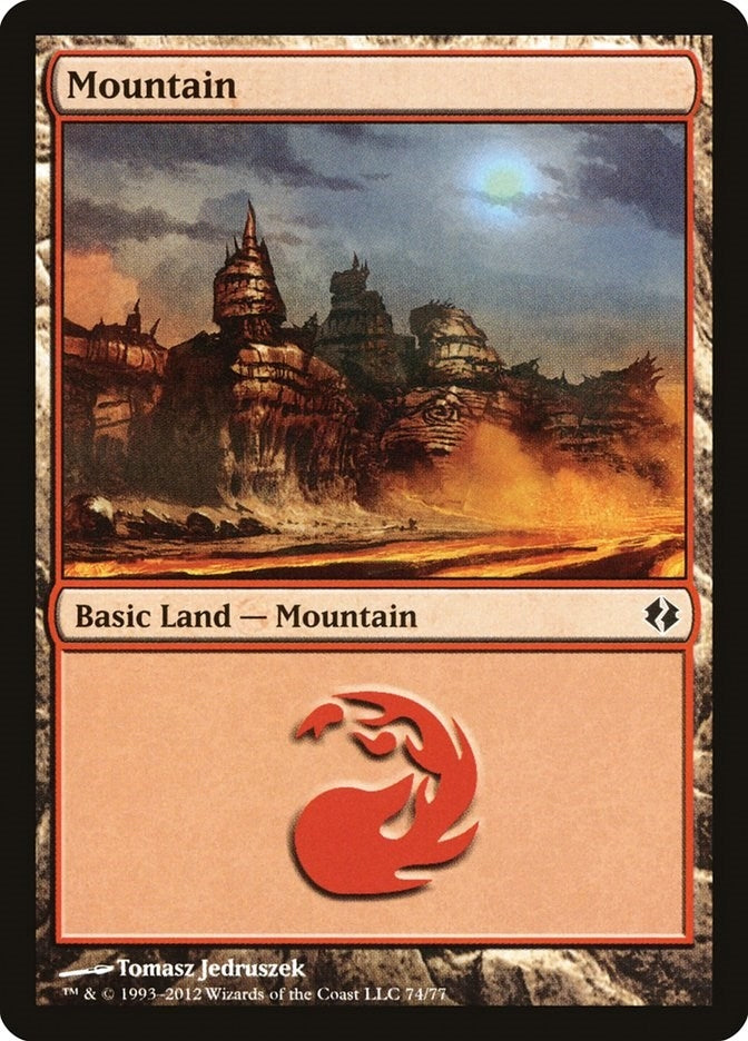 Image for Mountain (74) (74) [Duel Decks: Venser vs. Koth]