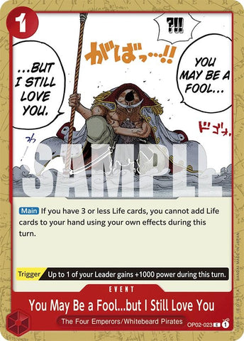 Image for You May Be a Fool...but I Still Love You (2023) (ST-15) - One Piece Card Game