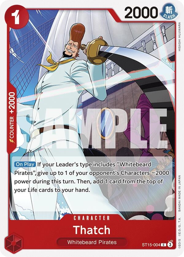 Image for Thatch (ST15-004) - One Piece Card Game